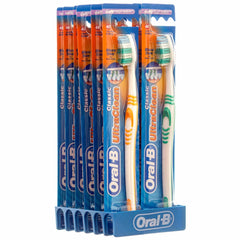 Oral-B Ultra Clean Classic Toothbrush – Assorted Colors Pack of 12