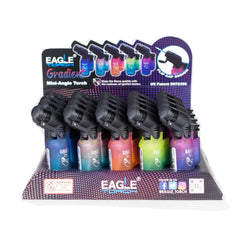 Eagle Torch Gradient Mini-Angle Torch Lighters – Refillable Jet Flame – PT116G – Box of 20 Assorted Colors