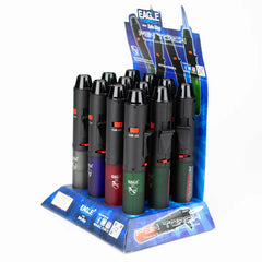 Eagle Torch PT132P – Pen Torch Lighter – Refillable Butane Jet Flame – 12ct Display Box – Smoke Shop Wholesale
