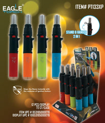 Eagle Torch X-Pen Extended Nozzle Pen Torch Lighter – Butane Refillable – PT133XP – 12ct Display Box
