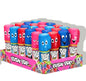 Push Pop Candy in colorful tubes with assorted fruity flavors, pack of 18