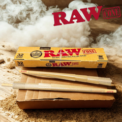 RAW Classic King Size Pre-Rolled Cones | 32 cones per pack