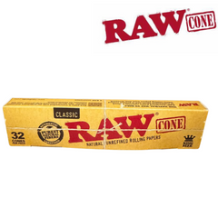 RAW Classic King Size Pre-Rolled Cones | 32 cones per pack