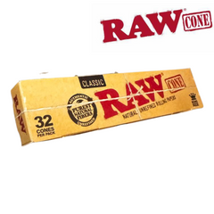 RAW Classic King Size Pre-Rolled Cones | 32 cones per pack