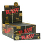 Display Box of RAW Classic Black King-Size Slim Rolling Papers 50 packs 32 Leaves per pack