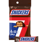 Snickers Peanut Milk Chocolate Bars 208g Pack of 6 Front