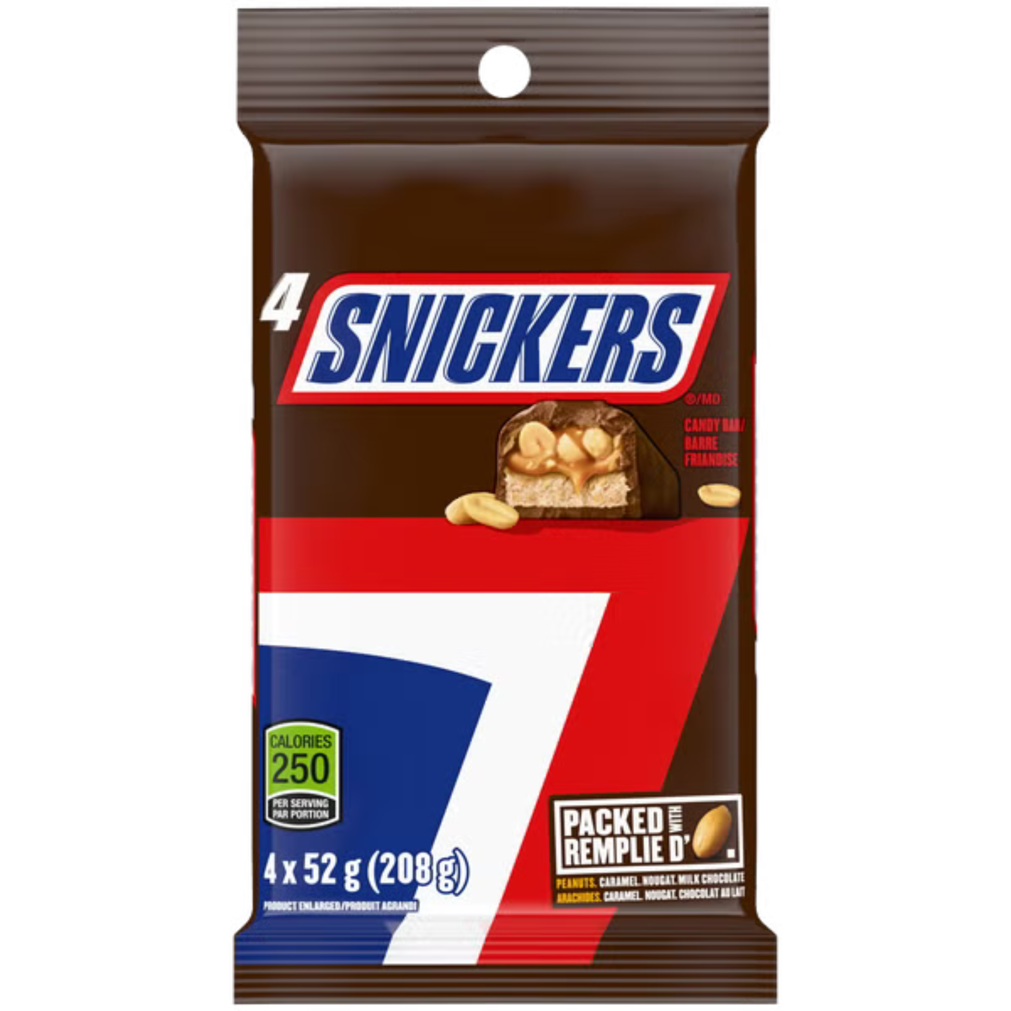 Snickers 208g Multipack Side