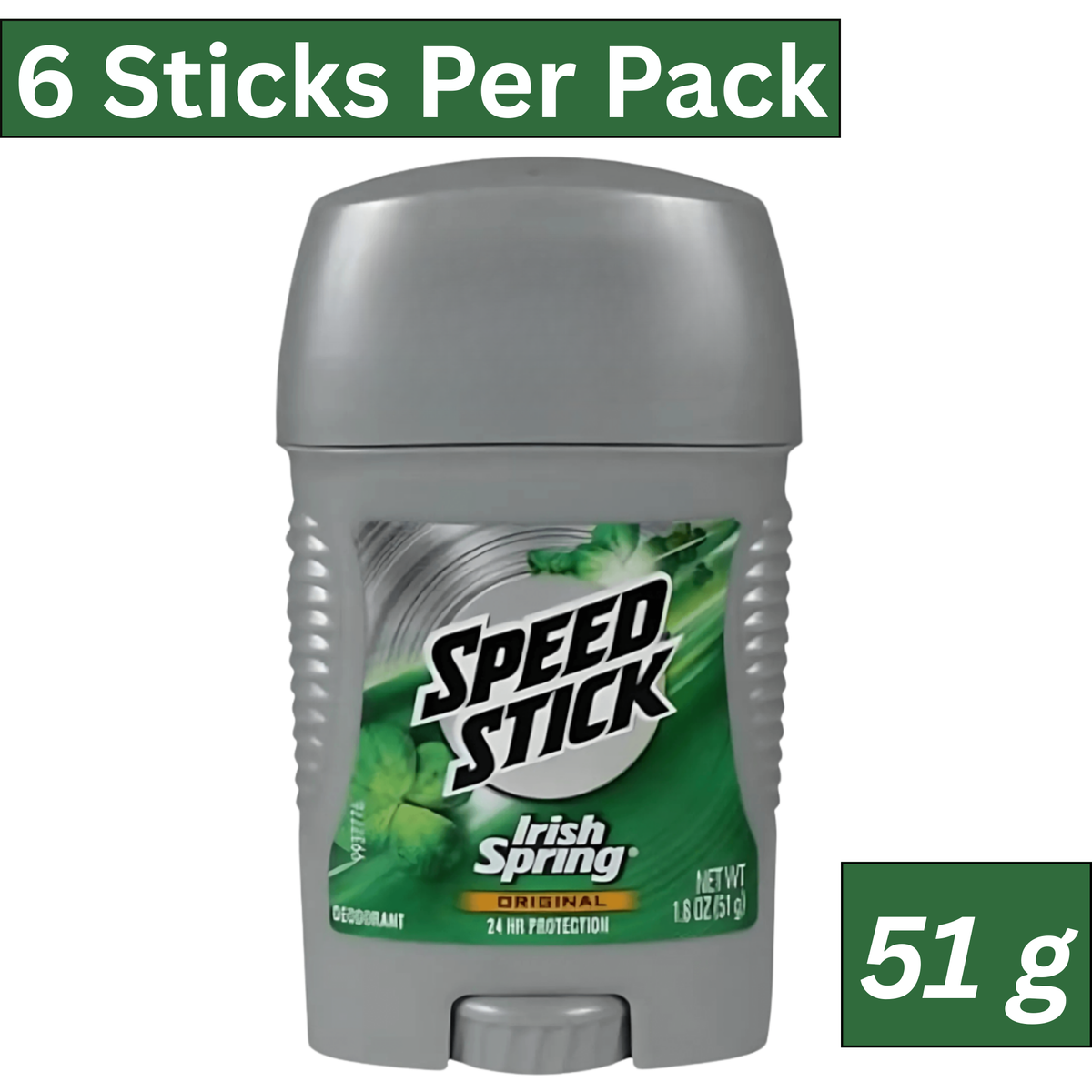 Speed Stick Irish Spring Original Antiperspirant Deodorant Stick for Men – 51g