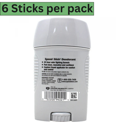 Speed Stick Active Fresh Deodorant 51g – Pack of 6 Active Fresh Scent