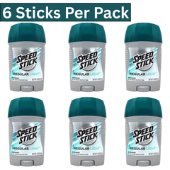 Speed Stick Regular Light Deodorant for Men – Front View (51g Stick)