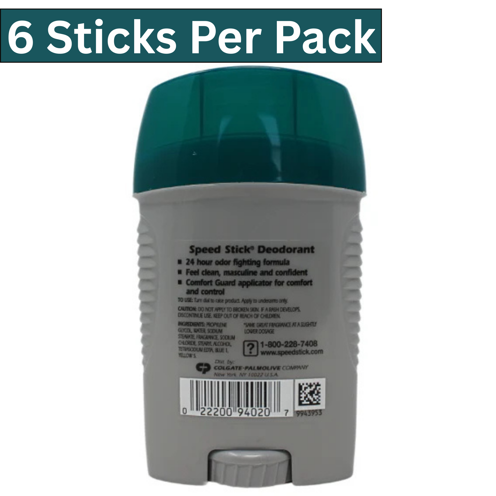 Speed Stick Regular Light Deodorant for Men – Front View (51g Stick)