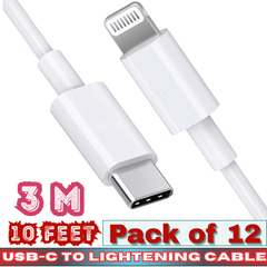ThunderBay 20W Type-C to Lightning Fast Charging Cable – 10ft / 3m – Pack of 12 – E-AC90162ThunderBay 20W USB-C to Lightning Fast Charging Cable – 10ft / 3m – Pack of 12 – E-AC90162