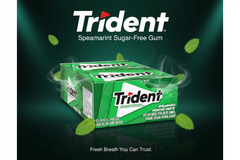 Trident Sugar-Free Chewing Gum – Assorted Flavours – 14 Pieces – Pack of 12