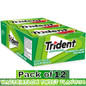 Trident Sugar-Free Chewing Gum – Assorted Flavours – 14 Pieces – Pack of 12