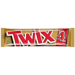 Twix King Size Caramel Cookie Milk Chocolate Bars — Pack of 12 × 85g (4 Cookie Sticks per pack)