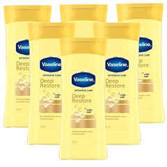 Vaseline Intensive Care Deep Restore Lotion 100ml Pack of 6 – Moisturizer for Dry Skin