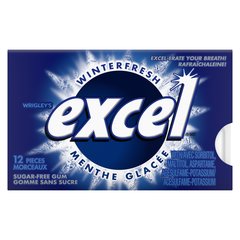 Excel Sugar-Free Gum – Winterfresh Flavor – 12 Pack (12 Pieces Each)