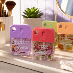 Wish Hand Sanitizer Spray with Keychain — 4 Scents, Aloe & Vitamin E, Clip-On | 35ml, 40 Piece Display Box