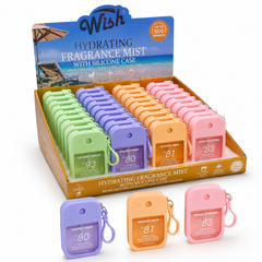 Wish Hydrating Fragrance Mist with Silicone Case, Mallorca Toledo Valencia Seville, 35ml