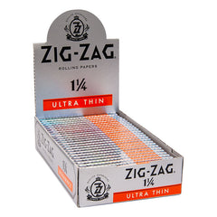 Zig-Zag Ultra Thin 1¼ Slow Burning Rolling Papers – 25 Packs, 50 Leaves Each
