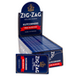 Zig-Zag Blue Kutcorners Rolling Papers Box – Single Wide (25 Packs)