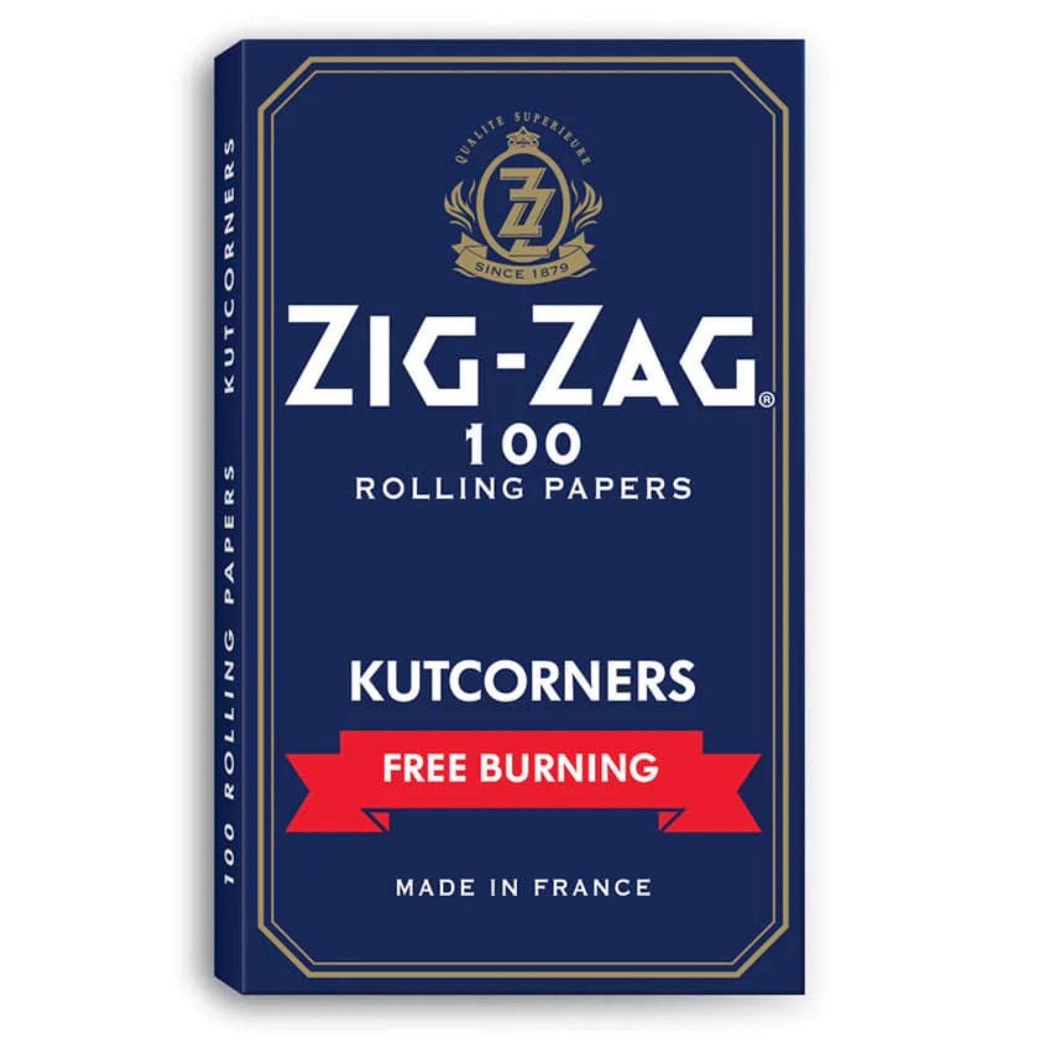 Zig-Zag Blue Free Burning Single Wide Rolling Paper Pack – 100 Sheets