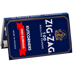 Zig-Zag Blue Free Burning Single Wide Rolling Paper Pack – 100 Sheets