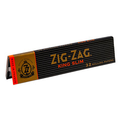 Zig-Zag King Size Slim Rolling Papers – 25 Packs per Box (32 Papers per Pack)
