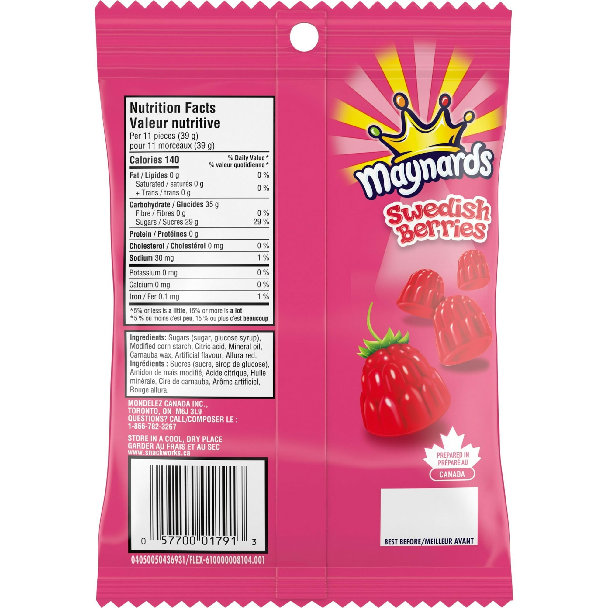 Maynards Swedish Berries 154g – Walmart View 3