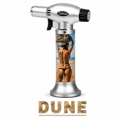 Soul Lighters Triton Riviera Beach Pin-Up Triple-Jet Butane Torch Lighter – Pistol-Grip, 1300°C, Continuous Burn (Box of 8, 15 cm)