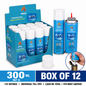 Soul FL-RG11 11X refined premium butane refill 300 ml can, universal fill tips, box of 12