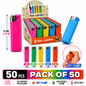 Soul Lighters Solid Neon Colour Pocket Flame Lighter, 5 colours, Box of 50