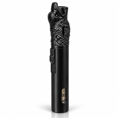 Soul Lighters Sculpted Animal-Head Pen-Style Torch Lighter – Single Jet, 3D Cast-Metal Nozzle: Eagle, Dragon, Cobra & Antique Bronze (12-Count Display, 4 Designs)