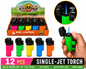 Soul Lighters Day of the Dead Mini Torch Lighter, 5 neon colours, Pack of 20
