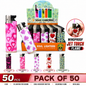 Soul Lighters Heart & Love Pocket Torch Lighter, refillable windproof flame, Box of 50