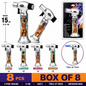 Soul Lighters Triton Riviera beach pin-up triple-jet pistol-grip butane torch lighter box of 8, 15 cm