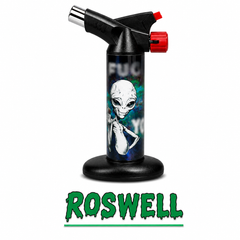 Soul Lighters Titan Stoner's Pick Dual-Jet Butane Torch Lighter – Novelty Prints, 1300°C High-Output, Continuous Burn, Piezo, Auto-Lock Valve (Box of 4, 20 cm)