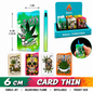 Soul Lighters Slim Card-Style Torch Lighter, 6 cannabis-culture prints, 12-count display