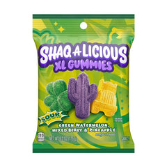 SHAQ-A-LICIOUS XL Gummies Sour 175g – Front of Bag
